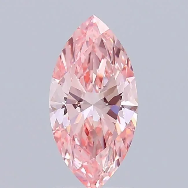 2.00ct MARQUISE Fancy Vivid Pink VS2 Coloured Lab diamond