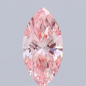 2ct MARQUISE Fancy Vivid Pink VS2 Coloured Lab diamond
