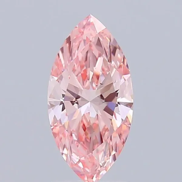 2ct MARQUISE Fancy Vivid Pink VS2 Coloured Lab diamond
