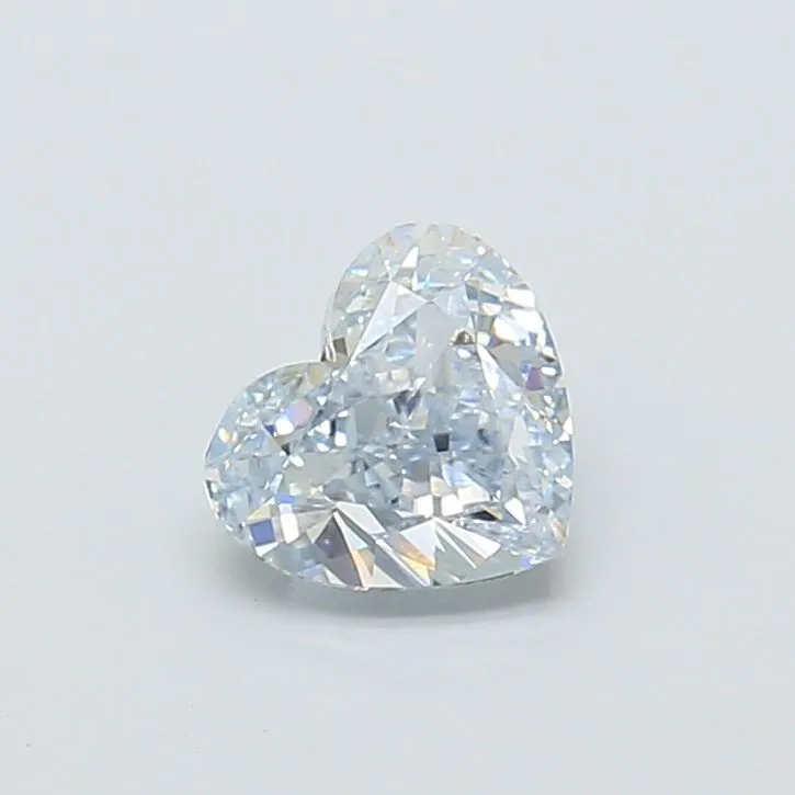 1.01ct HEART Fancy Blue VS2 Coloured Lab diamond