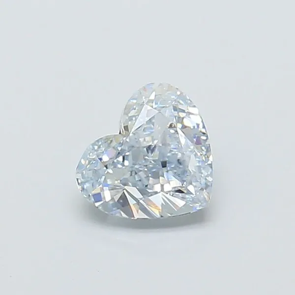 1.01ct HEART Fancy Blue VS2 Coloured Lab diamond
