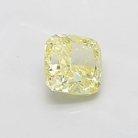 1.1ct CUSHION Fancy Yellow VS1 Coloured Lab diamond