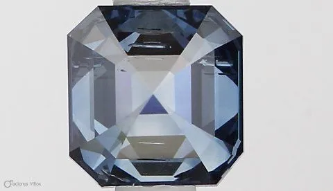 0.71ct EMERALD Fancy Vivid Blue I1 Coloured Lab diamond