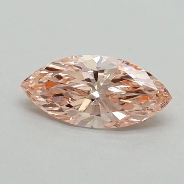 0.4ct MARQUISE Fancy Intense Pink VS1 Coloured Lab diamond
