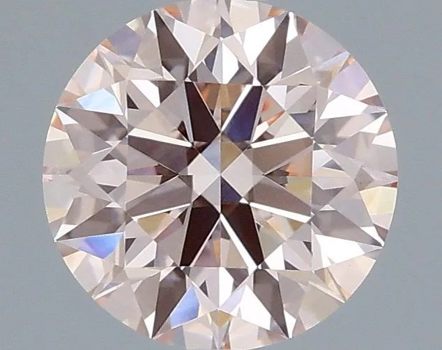 1.03ct ROUND Fancy Light Pink VVS2 Coloured Lab diamond