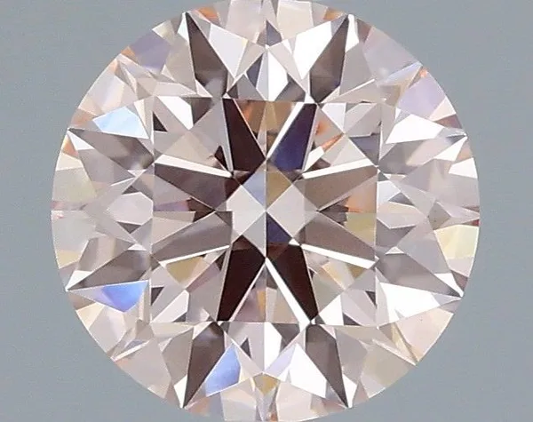1.03ct ROUND Fancy Light Pink VVS2 Coloured Lab diamond