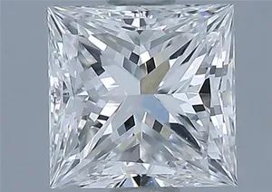 0.9ct PRINCESS F VVS2 Natural diamond