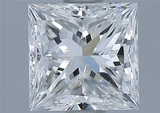 0.9ct PRINCESS F VVS2 Natural diamond