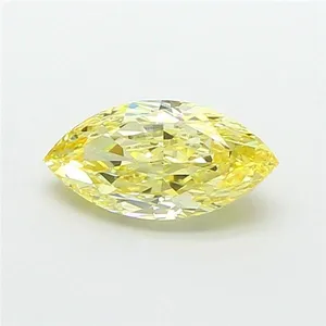 2.03ct MARQUISE Fancy Intense Yellow VS1 Coloured Lab diamond