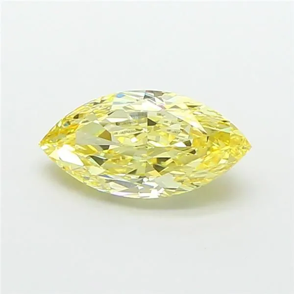 2.03ct MARQUISE Fancy Intense Yellow VS1 Coloured Lab diamond
