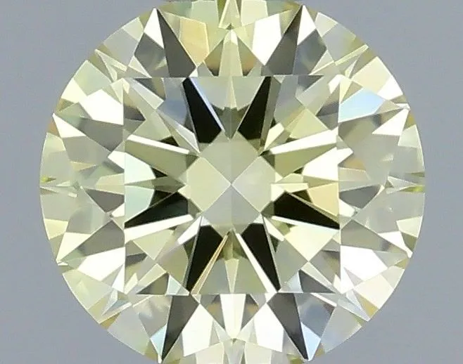 0.45ct ROUND Fancy Yellow VVS2 Coloured Lab diamond