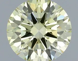 0.45ct ROUND Fancy Yellow VVS2 Coloured Lab diamond