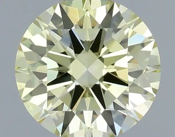 0.45ct ROUND Fancy Yellow VVS2 Coloured Lab diamond