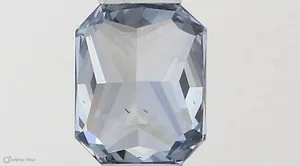 0.36ct RADIANT Fancy Vivid Blue VS1 Coloured Lab diamond