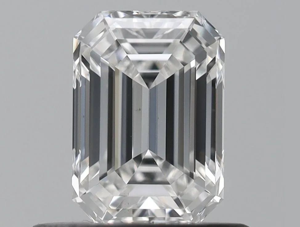 0.54ct EMERALD F VS1 Natural diamond