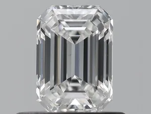 0.54ct EMERALD F VS1 Natural diamond