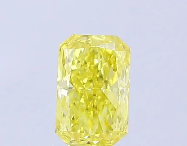 1.02ct RADIANT Fancy Intense Yellow VS2 Coloured Lab diamond