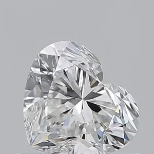 0.72ct HEART F VVS1 Natural diamond