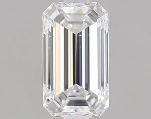 0.5ct EMERALD D VS2 Natural diamond