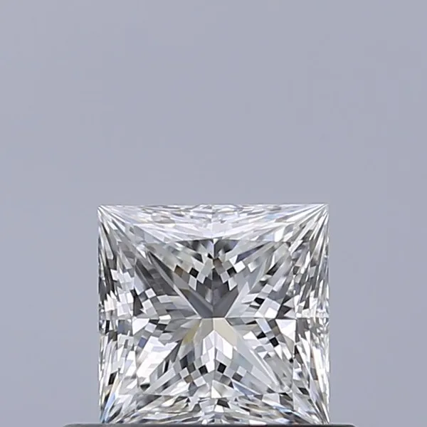 0.51ct PRINCESS F VVS1 Natural diamond