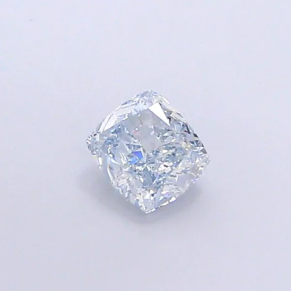 1.01ct CUSHION Fancy Light Blue VS1 Coloured Lab diamond