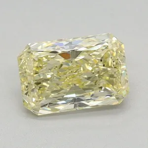 0.71ct RADIANT Fancy Intense Yellow VS2 Coloured Lab diamond