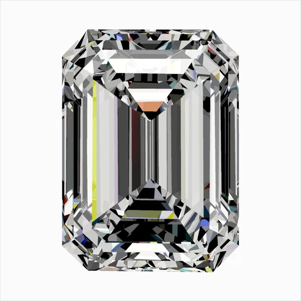 0.3ct EMERALD F VS1 Natural diamond