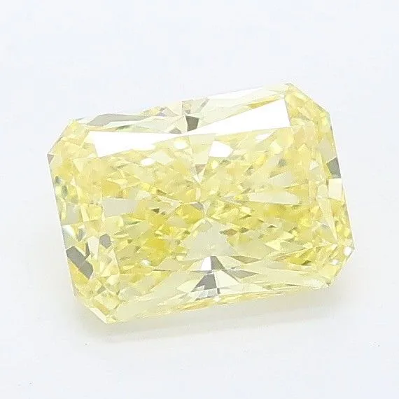 1.01ct RADIANT Fancy Intense Yellow VVS2 Coloured Lab diamond