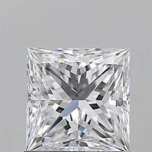 1.01ct PRINCESS E VS2 Natural diamond