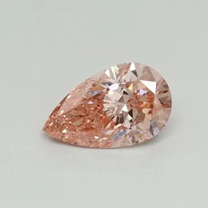 0.3ct PEAR Fancy Intense Pink SI1 Coloured Lab diamond