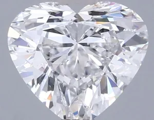 1ct HEART D VVS2 Lab diamond
