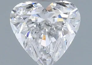 0.4ct HEART D SI1 Natural diamond