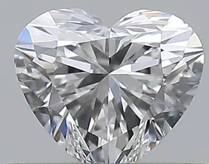 0.41ct HEART E VVS1 Natural diamond