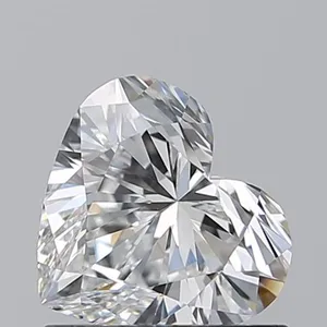 0.74ct HEART D VVS2 Natural diamond