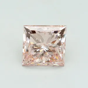 5.03ct PRINCESS Fancy Intense Pink VS2 Coloured Lab diamond