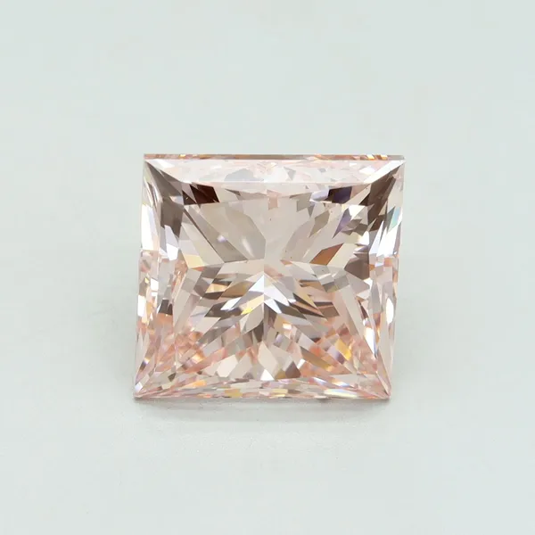 5.03ct PRINCESS Fancy Intense Pink VS2 Coloured Lab diamond