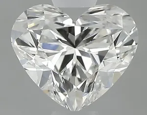 0.6ct HEART G VVS2 Natural diamond