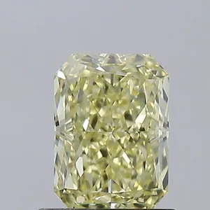 1.07ct RADIANT Fancy Yellow VVS2 Coloured Lab diamond