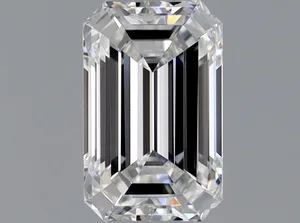 0.46ct EMERALD F VVS1 Natural diamond