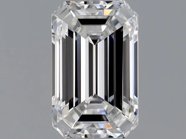 0.46ct EMERALD F VVS1 Natural diamond