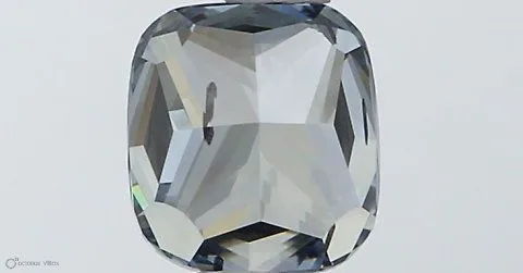 0.53ct CUSHION Fancy Vivid Blue SI2 Coloured Lab diamond