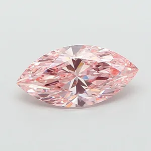 2.1ct MARQUISE Fancy Vivid Pink VS1 Coloured Lab diamond