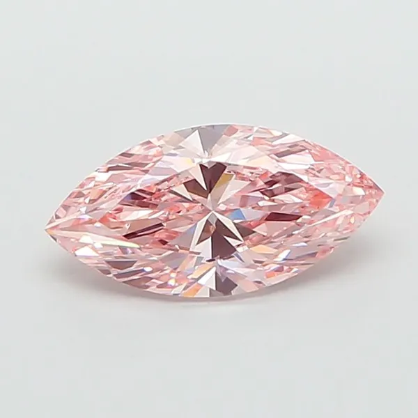 2.1ct MARQUISE Fancy Vivid Pink VS1 Coloured Lab diamond