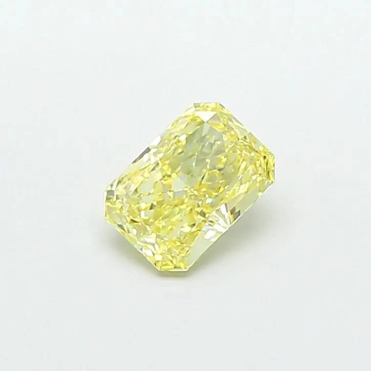 1.07ct RADIANT Fancy Intense Yellow VS1 Coloured Lab diamond