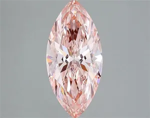 2.83ct MARQUISE Fancy Vivid Pink VS1 Coloured Lab diamond