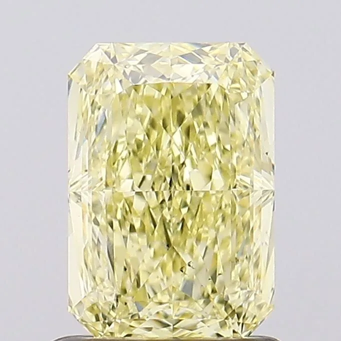 1.11ct RADIANT Fancy Yellow VS2 Coloured Lab diamond