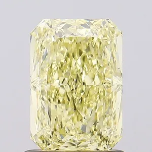 1.11ct RADIANT Fancy Yellow VS2 Coloured Lab diamond