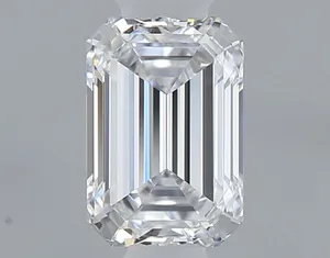 0.4ct EMERALD D IF Natural diamond