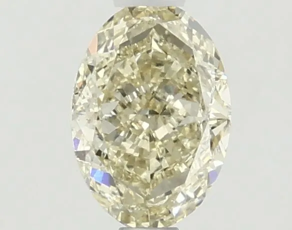 1ct OVAL Fancy Yellow VS1 Coloured Lab diamond