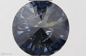 0.5ct ROUND Fancy Deep Blue I1 Coloured Lab diamond